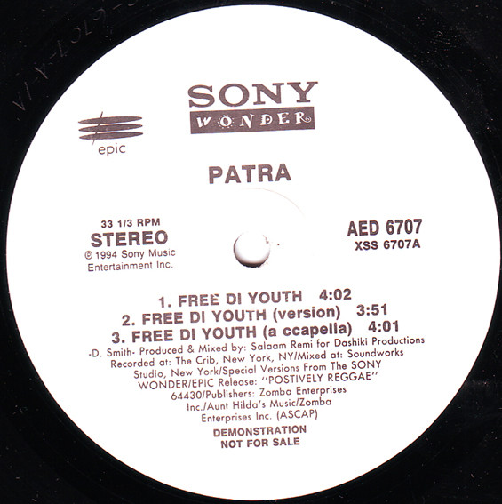Patra - Free Di Youth / Teach The Children (1994)