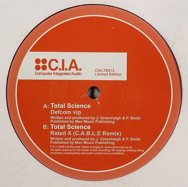 Total Science - Defcom Vip / Rated X (C.A.B.L.E Remix) (2008) - Image 3