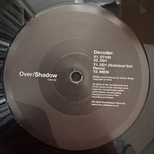 Decoder - DT103 / DD1 / DD1 (Technical Itch Remix) / MB29 (2025) - Image 2