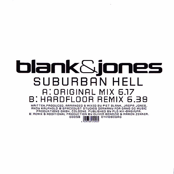 Blank & Jones - Suburban Hell (2002)