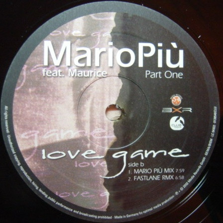 Mario Più, Principe Maurice - Love Game (Part One) (2002) - Image 4