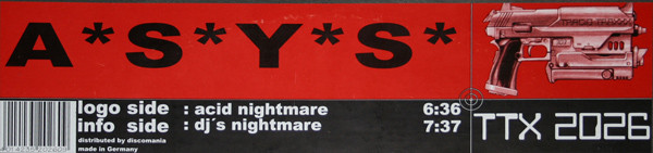 A*S*Y*S - Acid Nightmare / DJ's Nightmare (2001) - Image 4