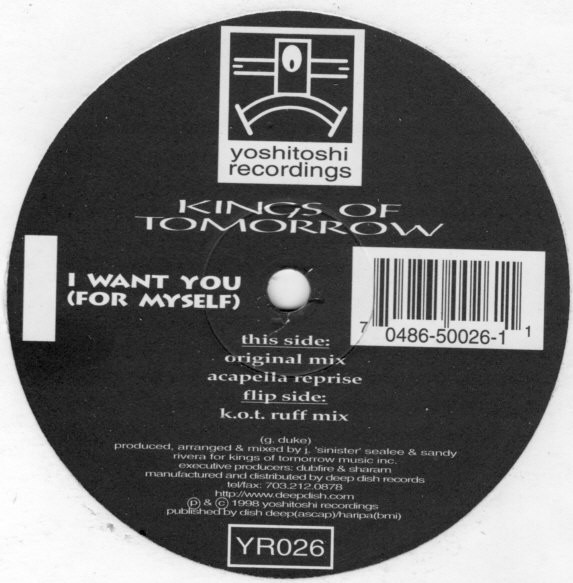 Kings Of Tomorrow - I Want You (For Myself) (1998) - Image 2