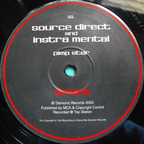 Source Direct, Instra:mental - Yo Bitch / Pimp Star (2000) - Image 2