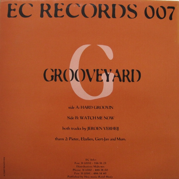 Grooveyard - Hard Groovin (1995) - Image 3