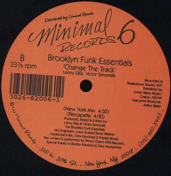 Brooklyn Funk Essentials (2) - Change The Track (1988) - Image 2