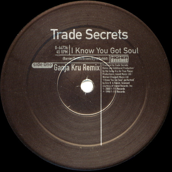 Trade Secrets - I Know You Got Soul (Remixes) (2000) - Image 2
