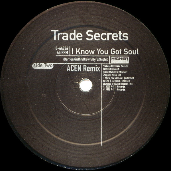 Trade Secrets - I Know You Got Soul (Remixes) (2000) - Image 3
