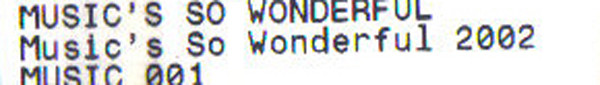Jase - Music's So Wonderful 2002 (2002)