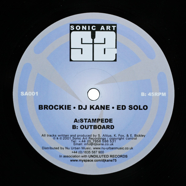 Brockie, DJ Kane, Ed Solo - Stampede / Outboard (2001)