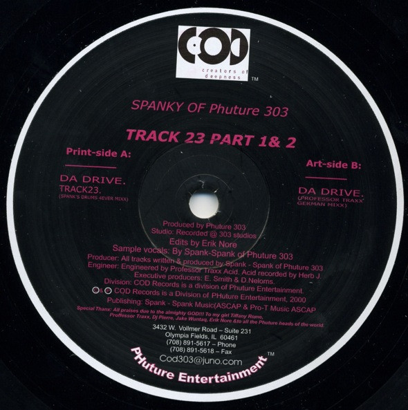 Spanky - Da Track 23 Project (Part 1& 2) (2000)