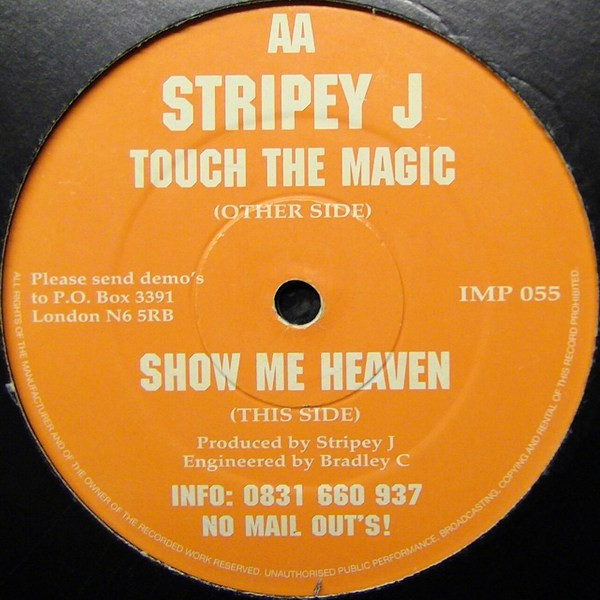 Stripey J - Touch The Magic / Show Me Heaven (1996)