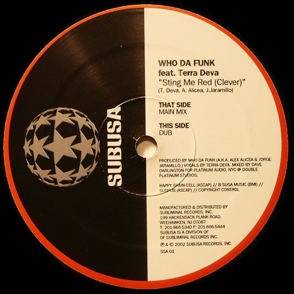 Who Da Funk - Sting Me Red (Clever) (2002) - Image 2