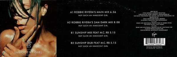 Victoria Beckham - Not Such An Innocent Girl (2001) - Image 2