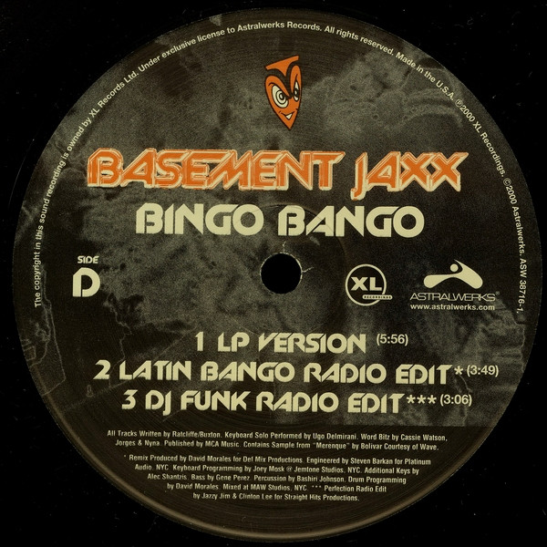 Basement Jaxx - Bingo Bango (2000) - Image 6