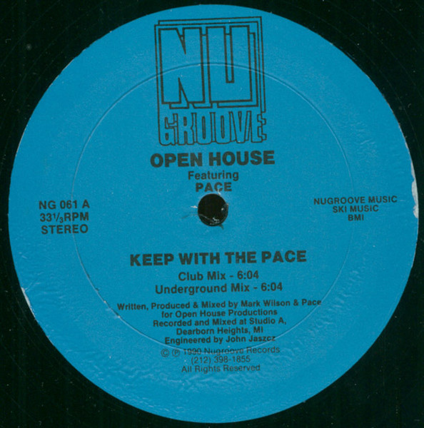 Open House, Pace (2) - Keep With The Pace (1990)