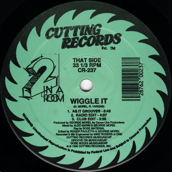 2 In A Room - Wiggle It (1990) - Image 2