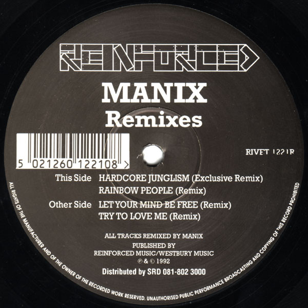 Manix - Rainbow People (4 Track Remix) (1992) - Image 4