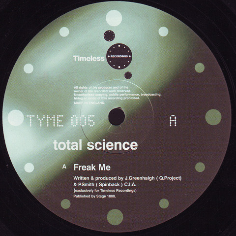 Total Science - Freak Me / Sophisticated Bitch (2000)