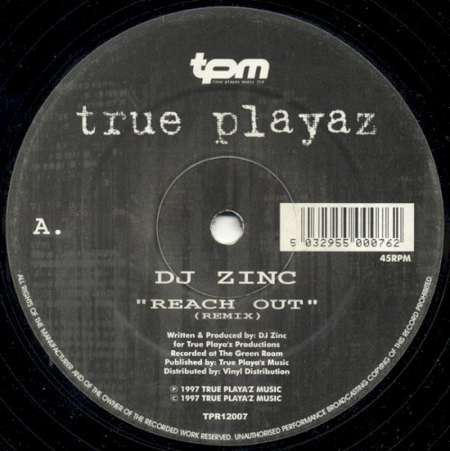 DJ Zinc - Reach Out (Remix) / Damn (1997)