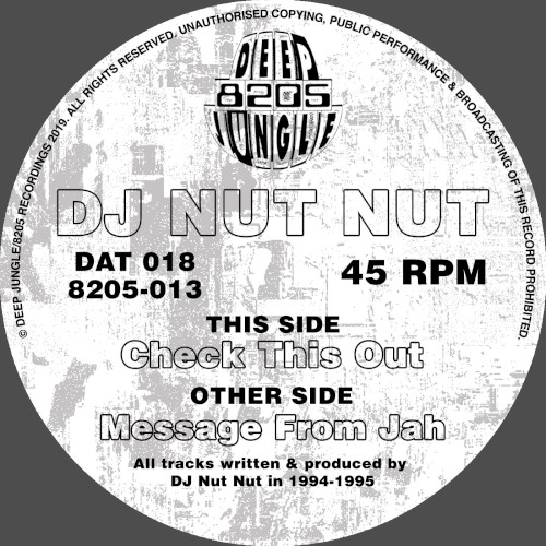 DJ Nut Nut - Message From Jah / Check This Out (2019)