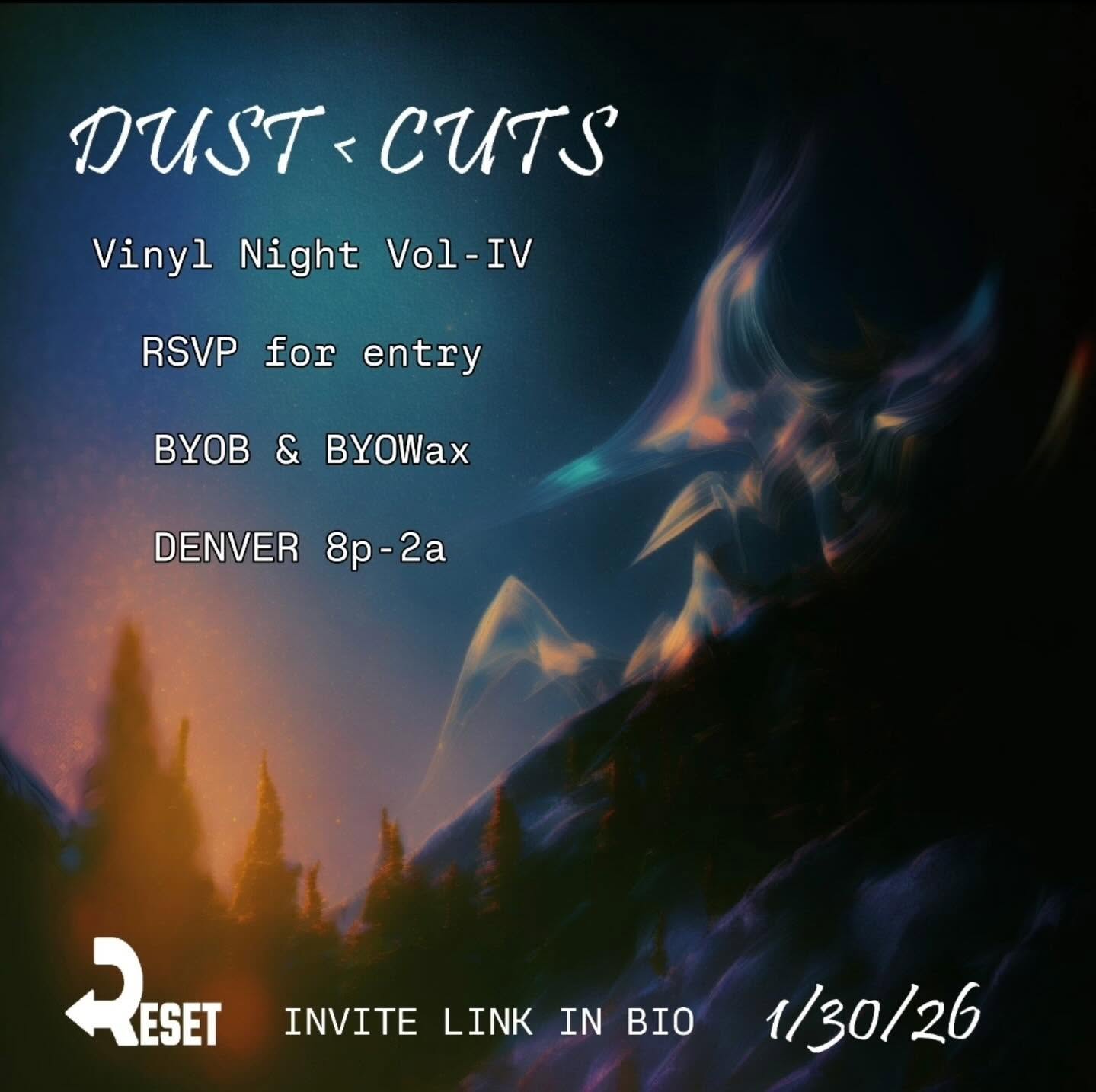 Reset Presents flyer