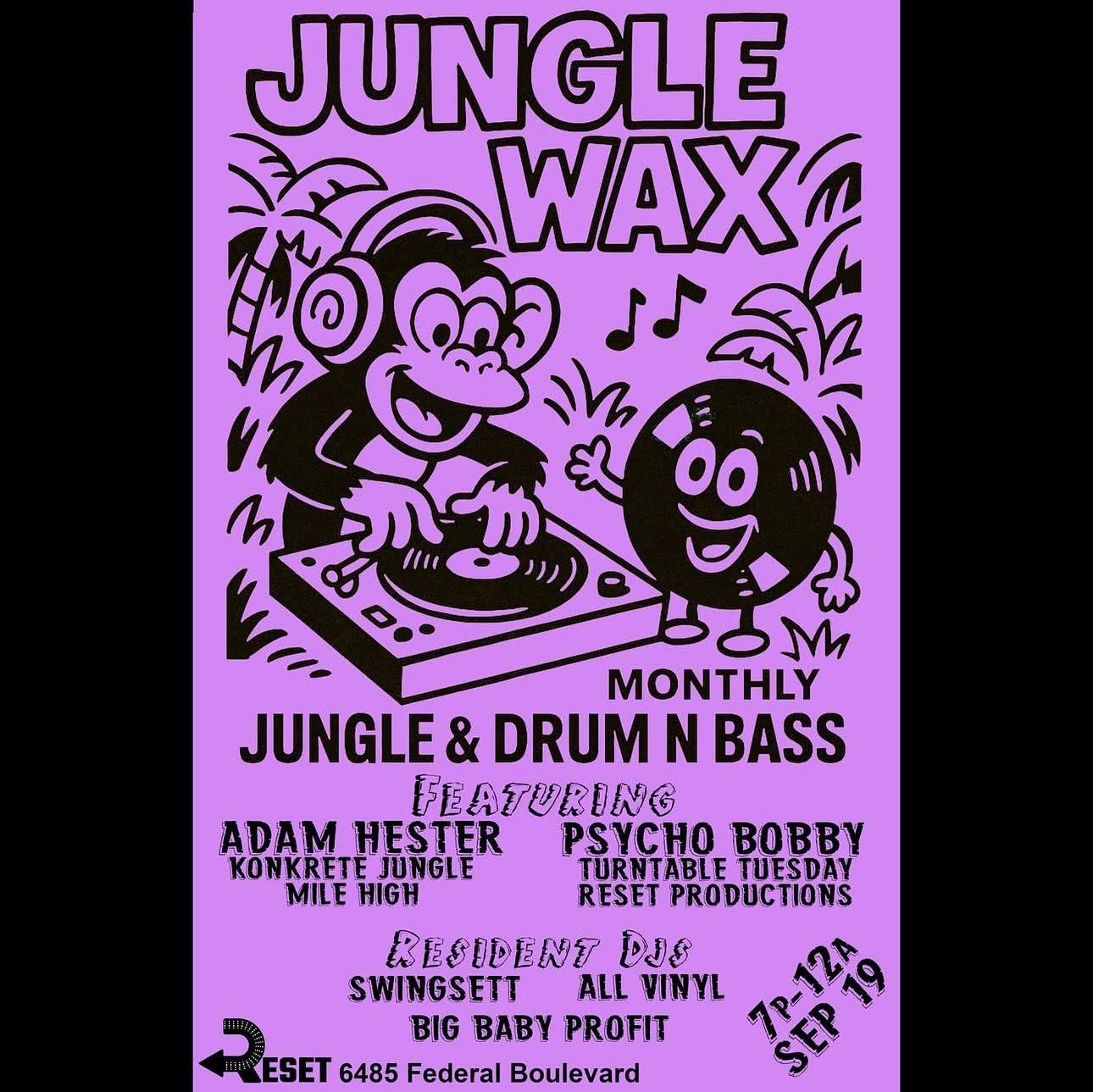 Reset Presents flyer