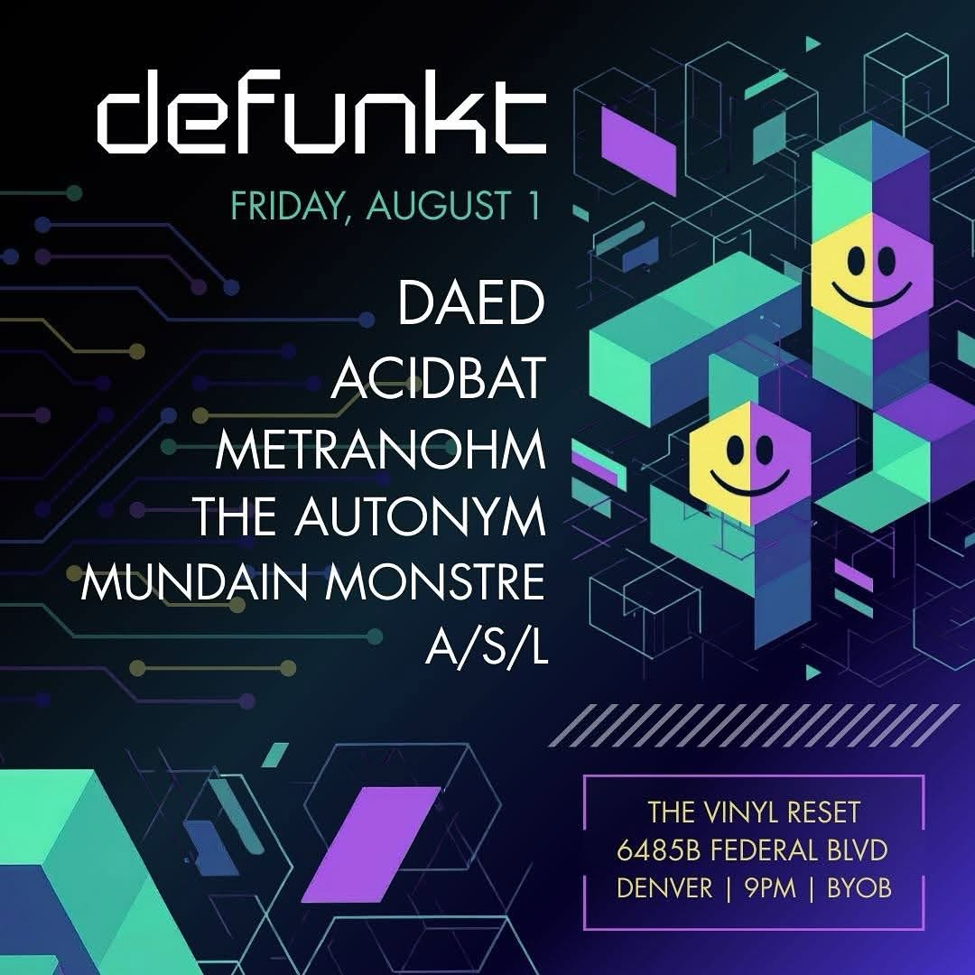 Reset Presents flyer