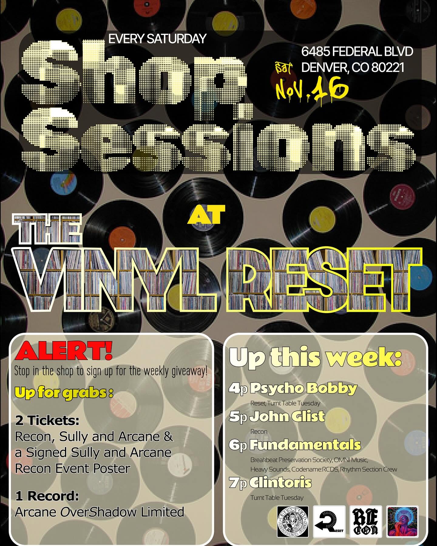 Reset Presents flyer