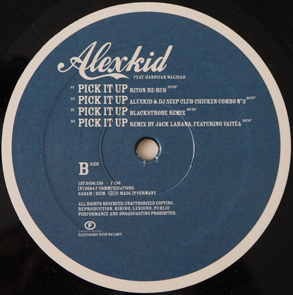 Alexkid - Pick It Up (2004) - Image 3