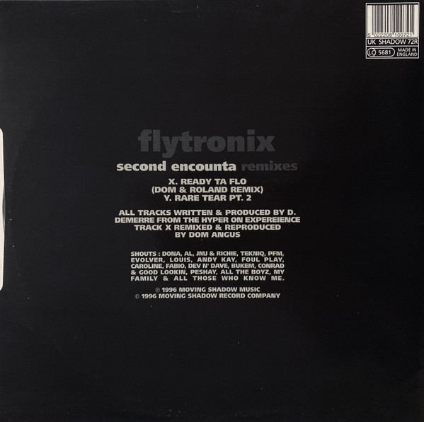 Flytronix - Second Encounta (Remixes) (1996) - Image 2