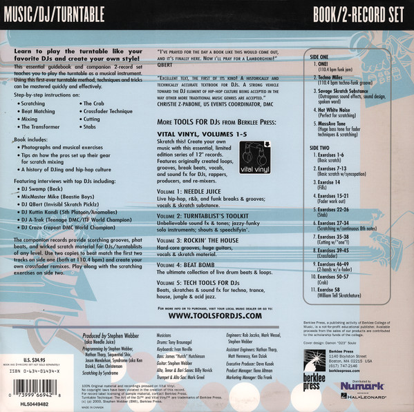 Stephen Webber - Turntable Technique (The Art Of The DJ) (2000) - Image 2