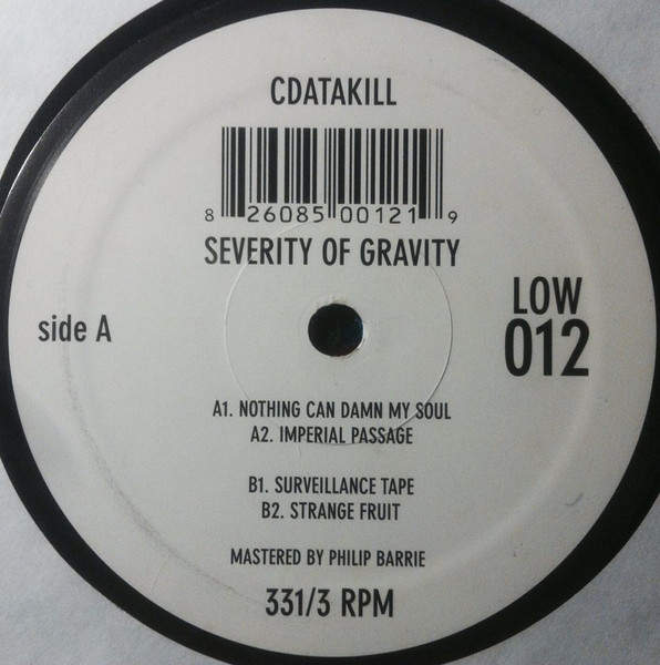 Cdatakill - Severity Of Gravity (2002)