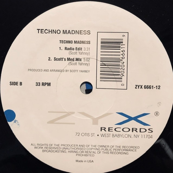 Techno Madness - Techno Madness (1992) - Image 2