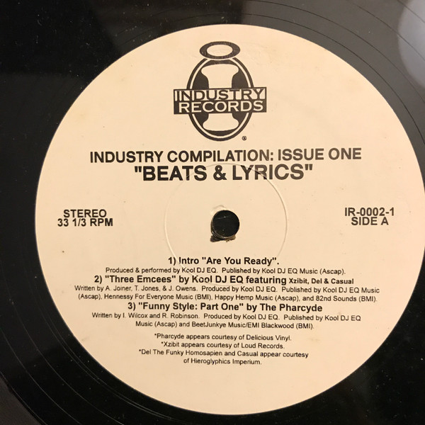 Various - Beats & Lyrics (Industry Hip Hop Compilation: Issue One) (1997)
