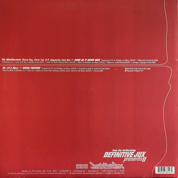 The Weathermen (2) - Same As It Never Was / Sneak Preview (2001) - Image 2