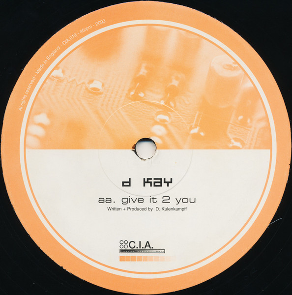 D. Kay - Beat The Machines / Give It 2 You (2003) - Image 2