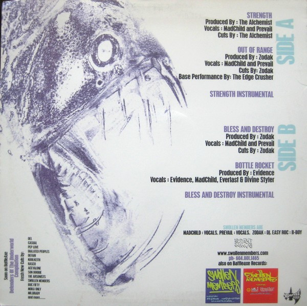 Swollen Members - Strength / Out Of Range / Bless And Destroy / Bottle Rocket (1999) - Image 2