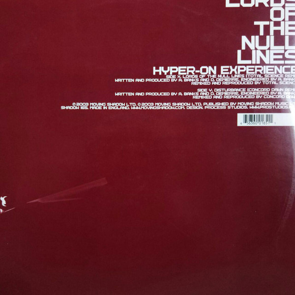 Hyper On Experience - Lords Of The Null Lines / Disturbance (Remixes) (2003) - Image 2