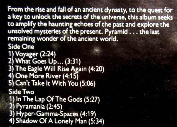 The Alan Parsons Project - Pyramid (1978) - Image 9