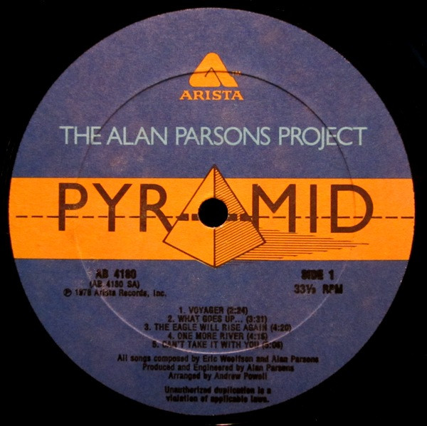The Alan Parsons Project - Pyramid (1978) - Image 3