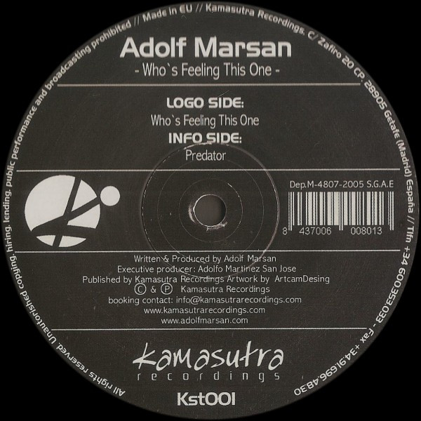 Adolf Marsan - Who's Feeling This One (2005)
