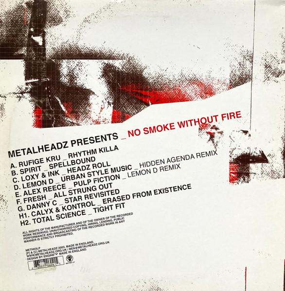 Various - MDZ.03 Metalheadz Presents _ No Smoke Without Fire (2003) - Image 2