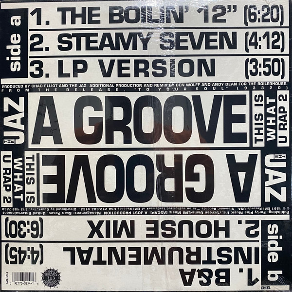 The Jaz - A Groove (This Is What U Rap 2) (1991) - Image 2
