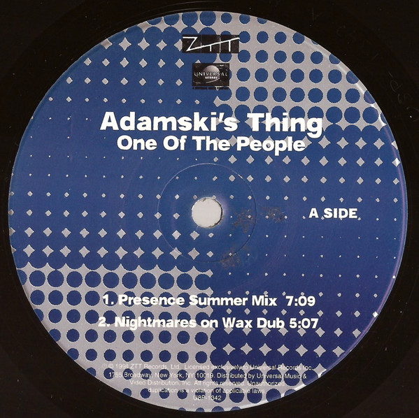 Adamski's Thing - One Of The People (1998)