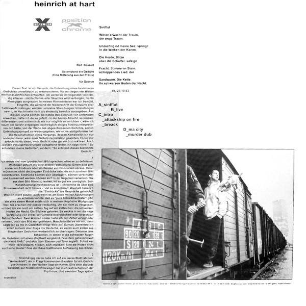 Heinrich At Hart - Heinrich At Hart (1998)
