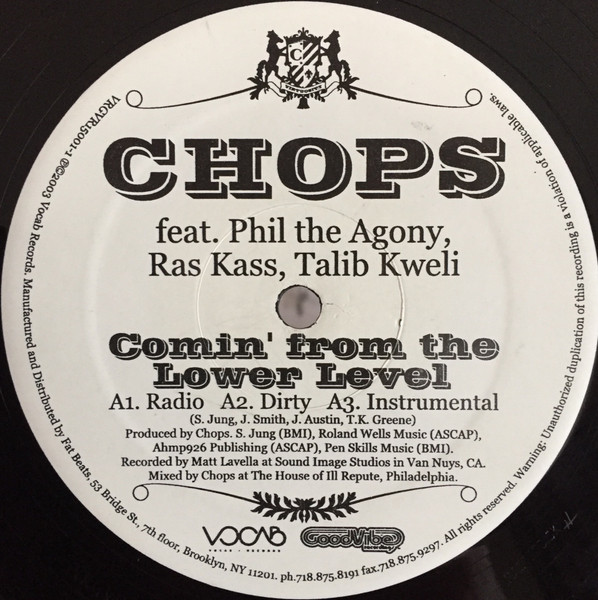 Chops - Comin' From The Lower Level / Blockbuster Smash (2003) - Image 2