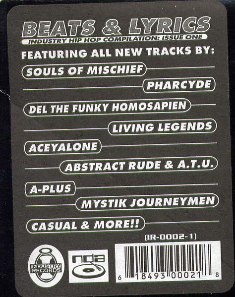 Various - Beats & Lyrics (Industry Hip Hop Compilation: Issue One) (1997) - Image 5