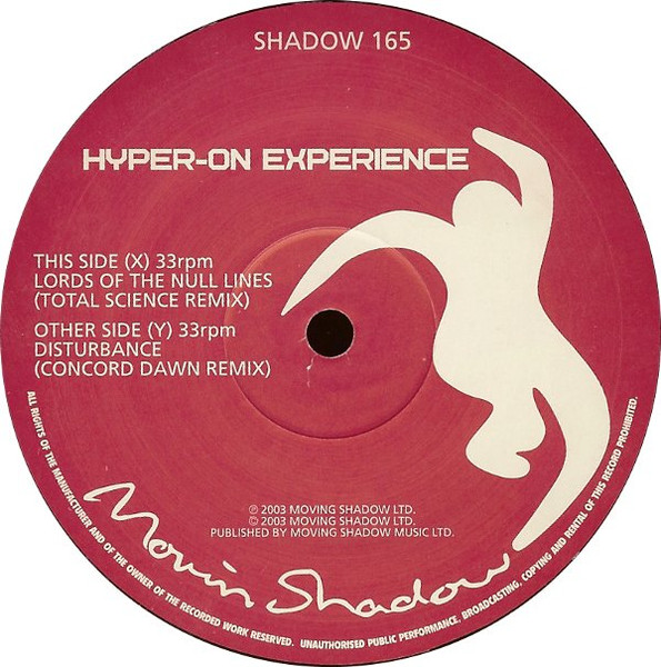 Hyper On Experience - Lords Of The Null Lines / Disturbance (Remixes) (2003) - Image 3
