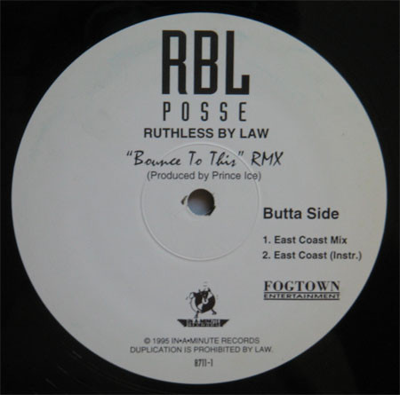 RBL Posse - Bounce To This RMX (1995)